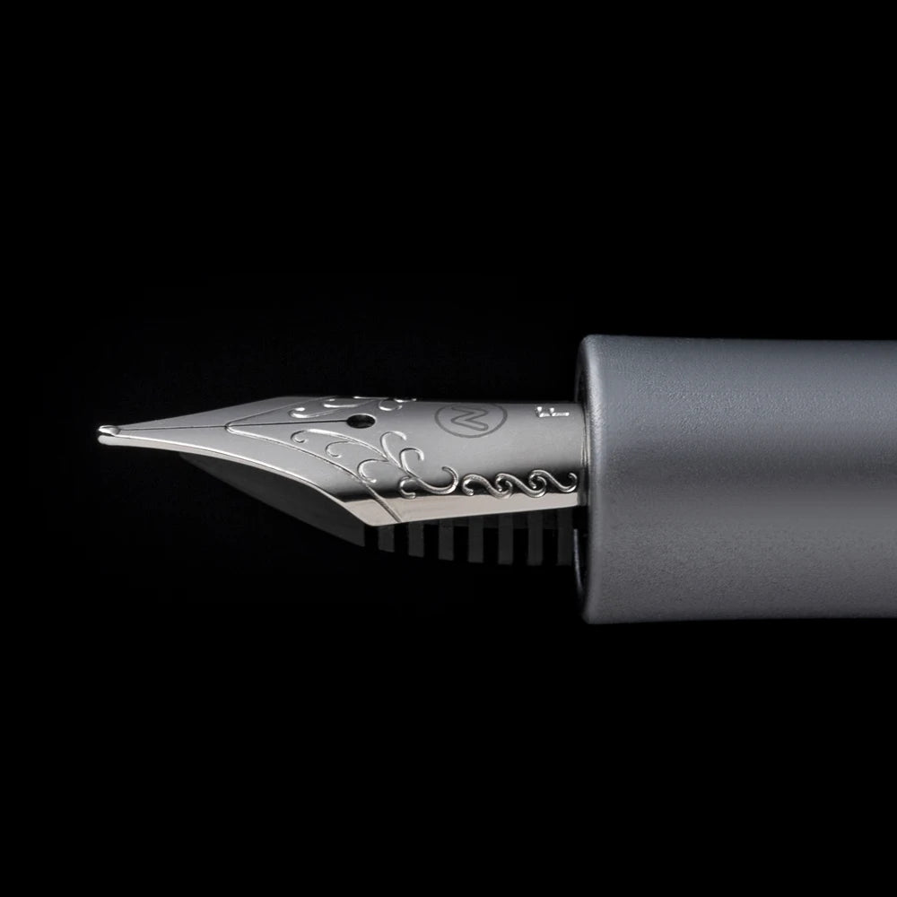 Natamifountain Pen with Fine Metal Nib - Smooth Writing Ink Pen for Office, School & Signatures