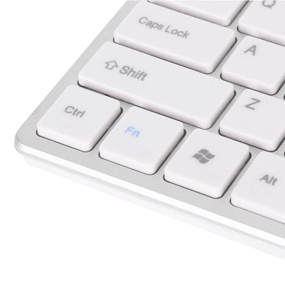 Slim Wireless Keyboard and Mouse Combo – Portable Silent Power-Saving Kit with LED Indicator for Home