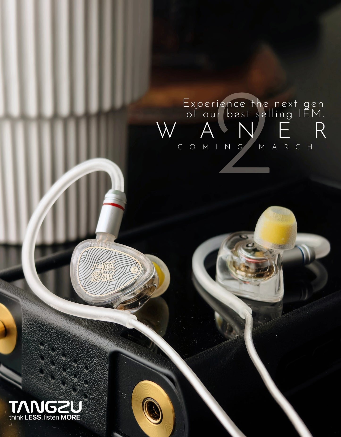 TANGZU WANER2 2nd Gen HiFi In-Ear Monitor – Dynamic Driver Earphones with 0.78mm Detachable Wired Cable & High-Resolution Sound