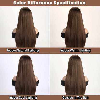26" Long Straight Synthetic Wig – Fashion Color Wig for Women, Daily Wear, Halloween Costume, Party & Cosplay