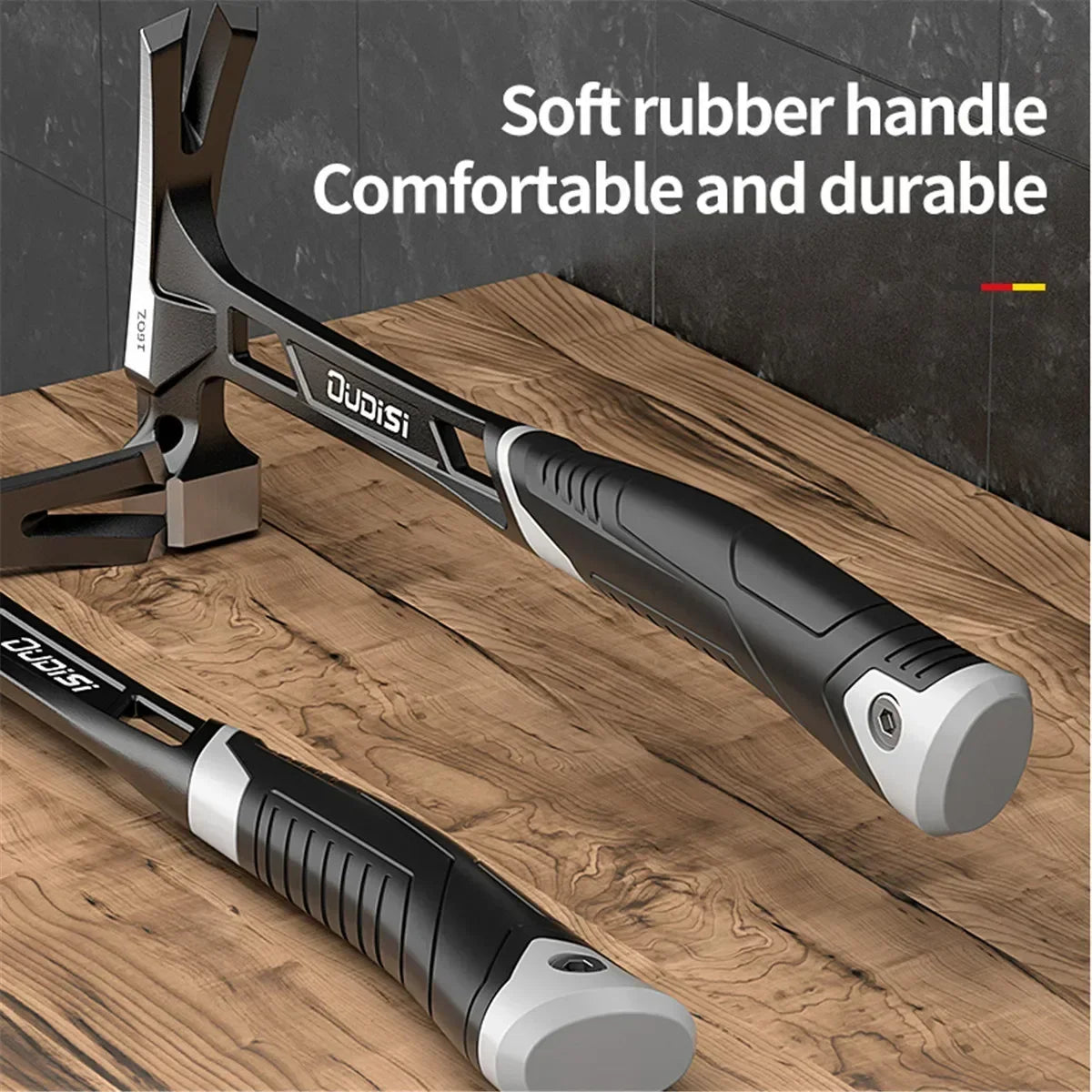 Magnetic Claw Hammer - Non-Slip Shockproof Steel Hand Tool for Woodworking and Nail Removal