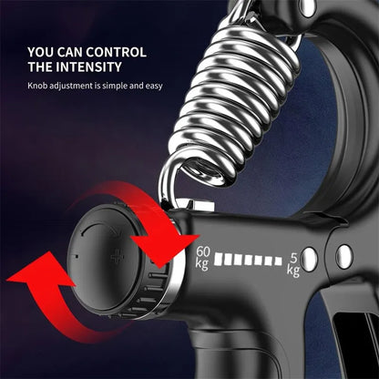 Professional R-Shaped Spring Grip - Wrist Strength and Arm Muscle Training Equipment for Finger Rehabilitation and Exercise Fitness - Improve Your Strength Today!