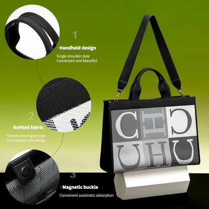 CHCH Women's Shopping Bag 2025 – New Eco-Friendly Flyknit Simple Mommy Bag