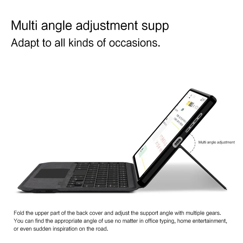 HUWEI Magic Keyboard Case for Lenovo LEGION Y700 2023 8.8" TB-320F 2nd Gen Tablet Cover with TouchPad & Backlit Keyboard