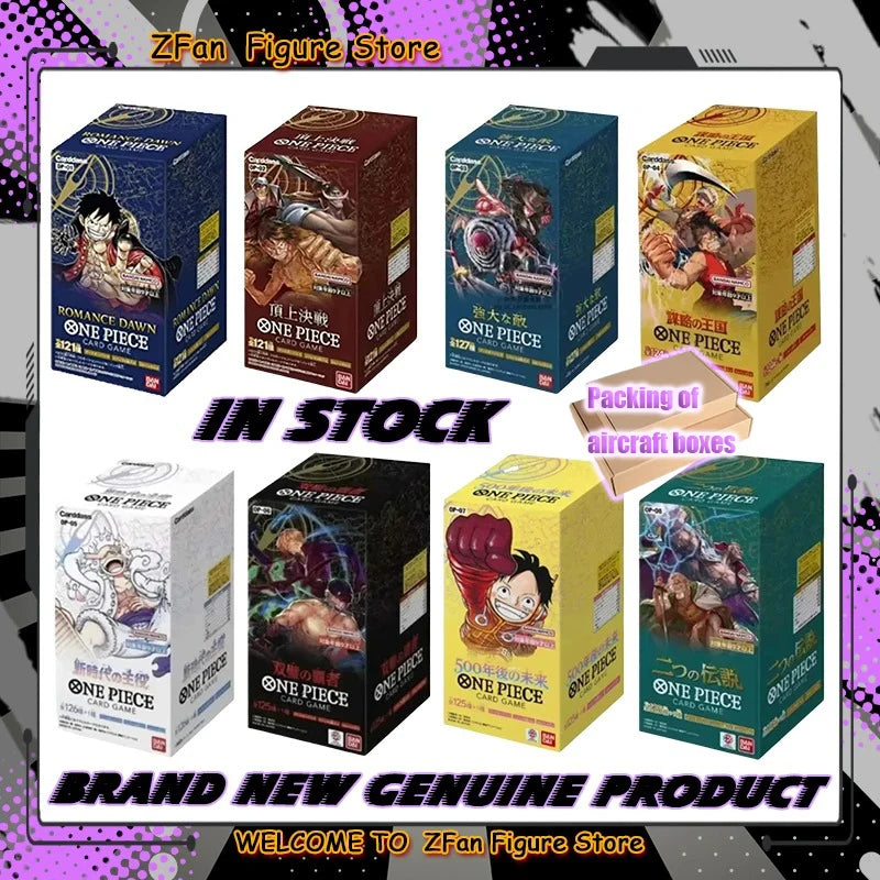 Bandai One Piece OPCG TCG Game Card — Sealed Booster Pack, Collectible Cartoon Cards for Toys & Gifts