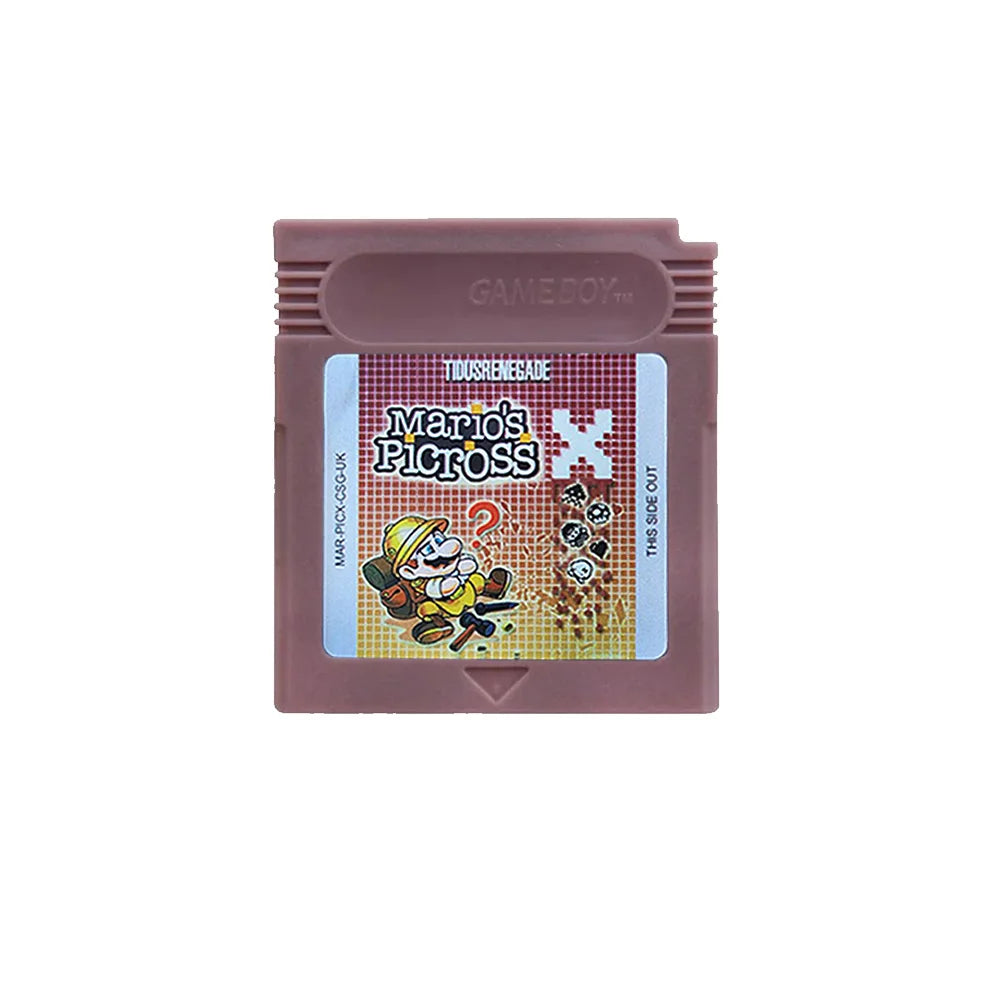 GBC 16-Bit Game Cartridge - Wario Land, Donkey Kong & Yoshi Compatible Game Card for GBC/GBA Consoles