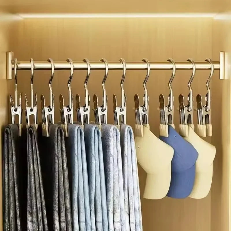 Stainless Steel Laundry Clips - 10/20/30PCS Portable Clothes Pegs for Hanging Clothes, Socks & Pants