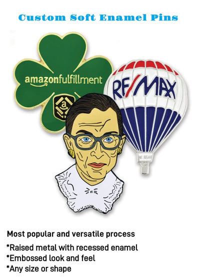 Custom Enamel Pins – Personalized Luxury Metal Logo Lapel Badge for Clothes & Anniversary Gifts