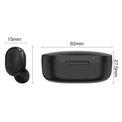 E6S TWS Bluetooth Earphones – Wireless Noise Cancelling Headset with Mic for Xiaomi & iPhone
