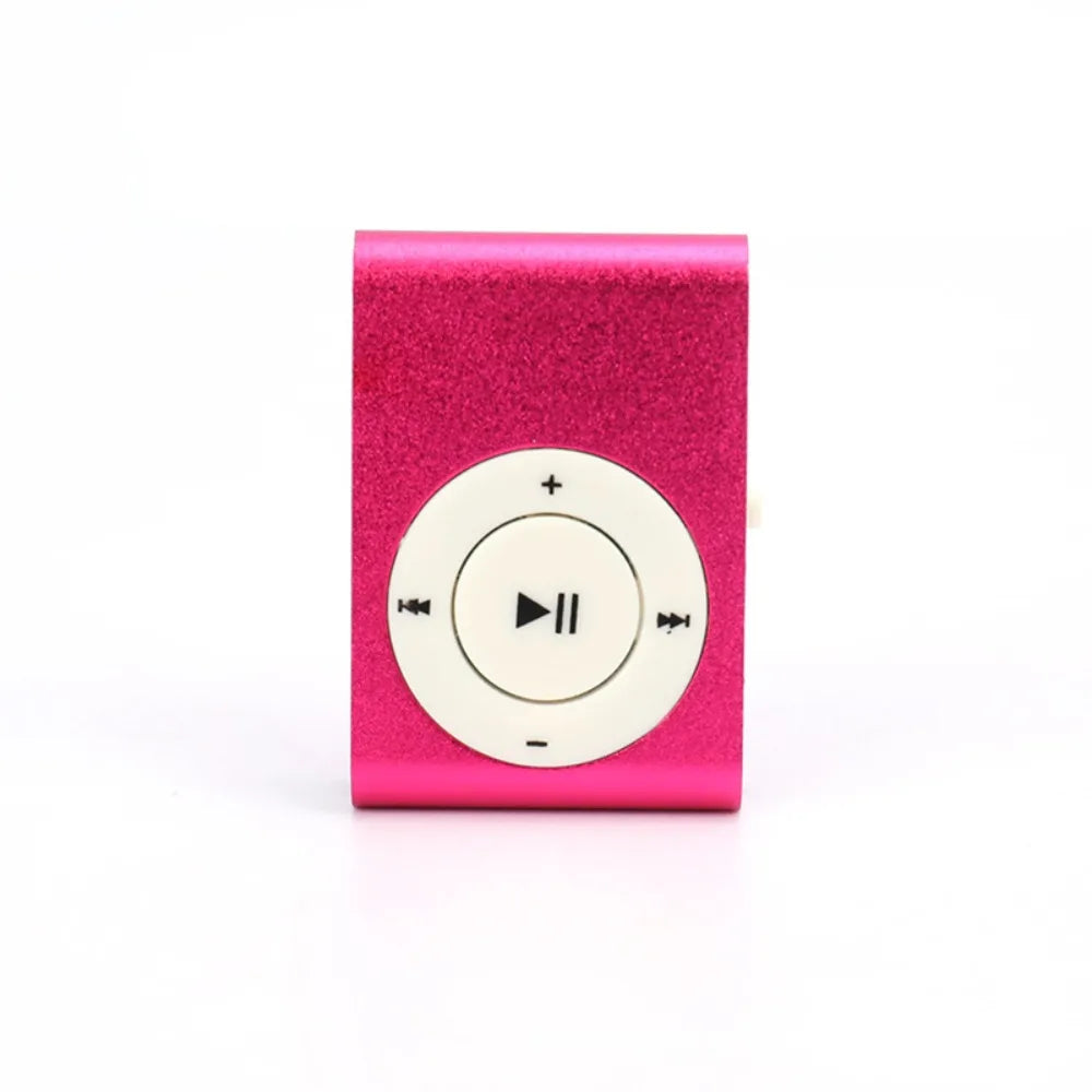 Mini Clip MP3 Player – Portable USB Music Player with TF Card Support, Stylish & Colorful Walkman Design