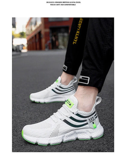 2024 Men's Breathable Sneakers – Comfortable Casual Running & Tennis Shoes for Summer