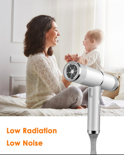 Professional Infrared Hair Dryer — Negative Ionic Blow Dryer with Hot & Cold Wind
