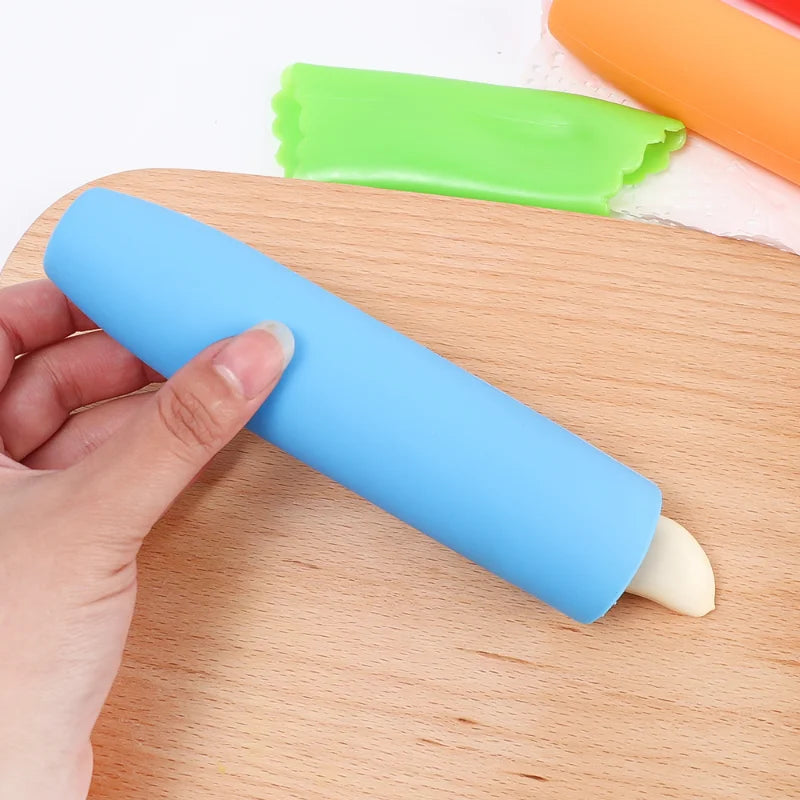 Creative Silicone Garlic Peeler - Easy Peeling Kitchen Tool for Daily Necessities and Household Goods