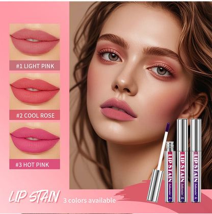 Peel-Off Lip Stain – Long-Lasting, Waterproof Pink Lip Tint | Transfer-Proof Natural Lip Color for Women’s Cosmetics