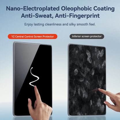 Tesla Model 3/Y Center Screen Protector - Matte Tempered Glass Anti-Glare Touchscreen Film