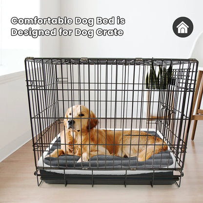 Removable Dog Bed Mat with Zipper - Washable Pet Mattress for Dog Sleeping, Pet Pad Cushion for Small to Medium Pets