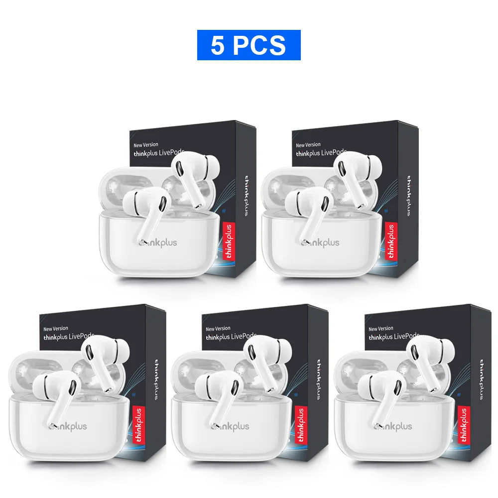 Thinkplus Wireless Bluetooth Earphones - ANC Noise Reduction, HD Mic Call & Gamer Earbuds with LED Touch Screen Control