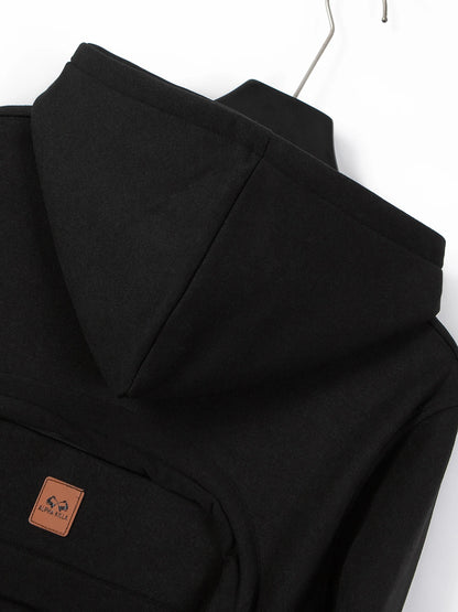Autumn/Winter Loose Cotton Hoodie – Unisex Casual American Fashion Backpack Style