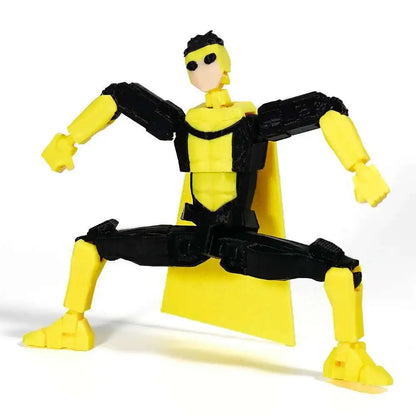 3D Printed Invincible 2.0 Superhero Action Figure – Multi-Jointed Anime Model, Shapeshift Toy & Gift Ornament