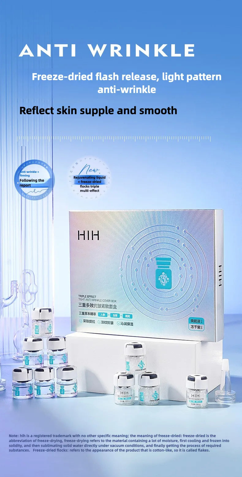 Triple Peptide Anti-Wrinkle Skincare Set – Firming, Lifting & Hydrating Face Kit for All Skin Types