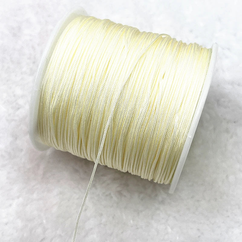 Nylon Macrame Cord Thread (0.4–1.5mm) – Braided DIY Bracelet, Beading & Tassel String