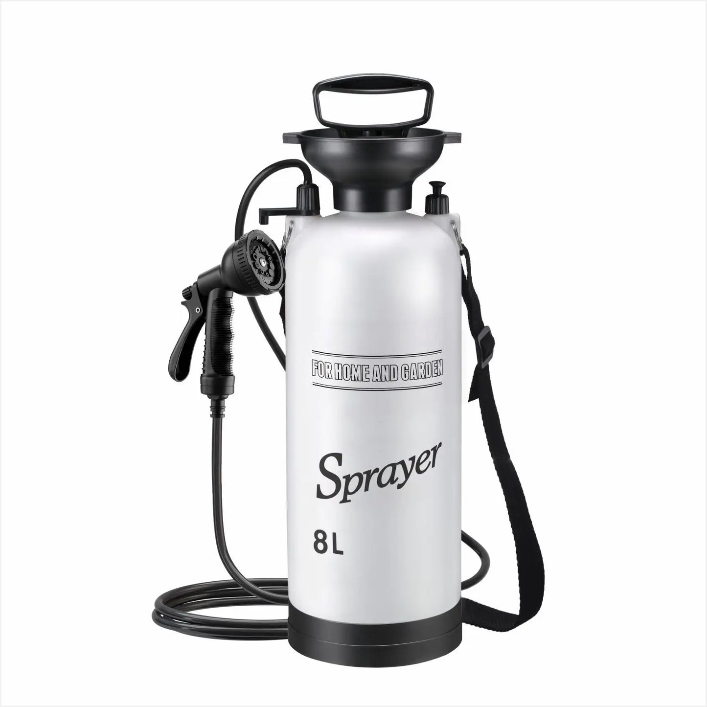 Portable Outdoor Camping Shower – 3/5/8L Manual Pump with 3m Hose for Pet Bath & Car Wash