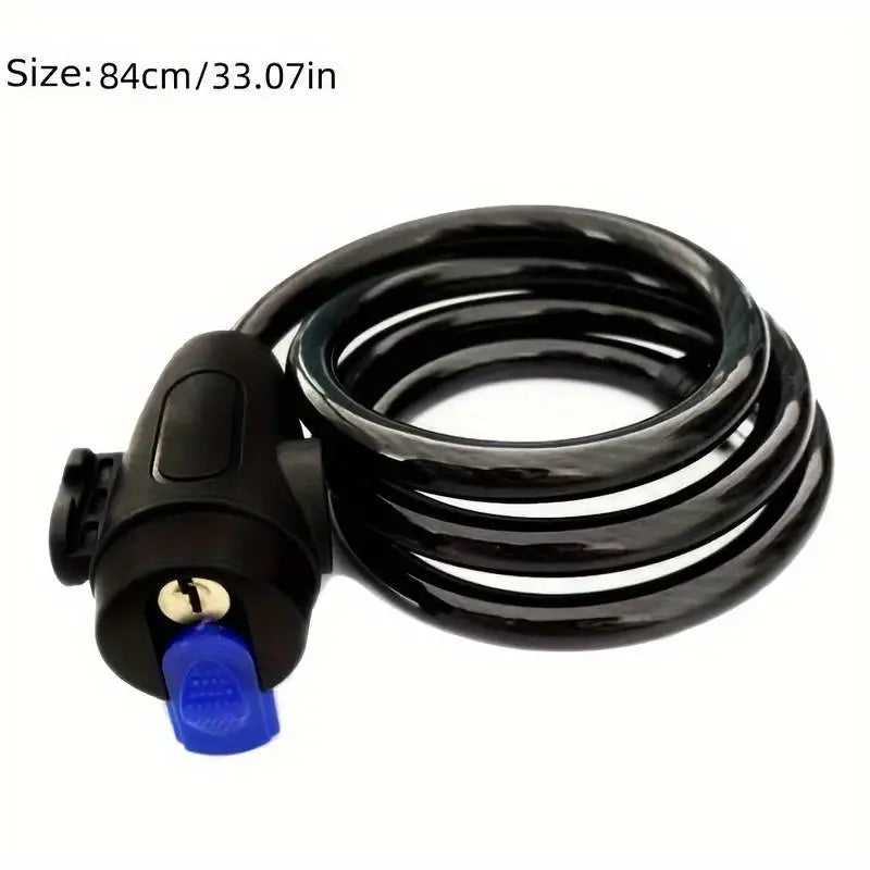 Heavy Duty Motorcycle Chain Lock – 80cm Metal Anti-Theft Bike Lock with 2 Keys, Maximum Security for Bicycle