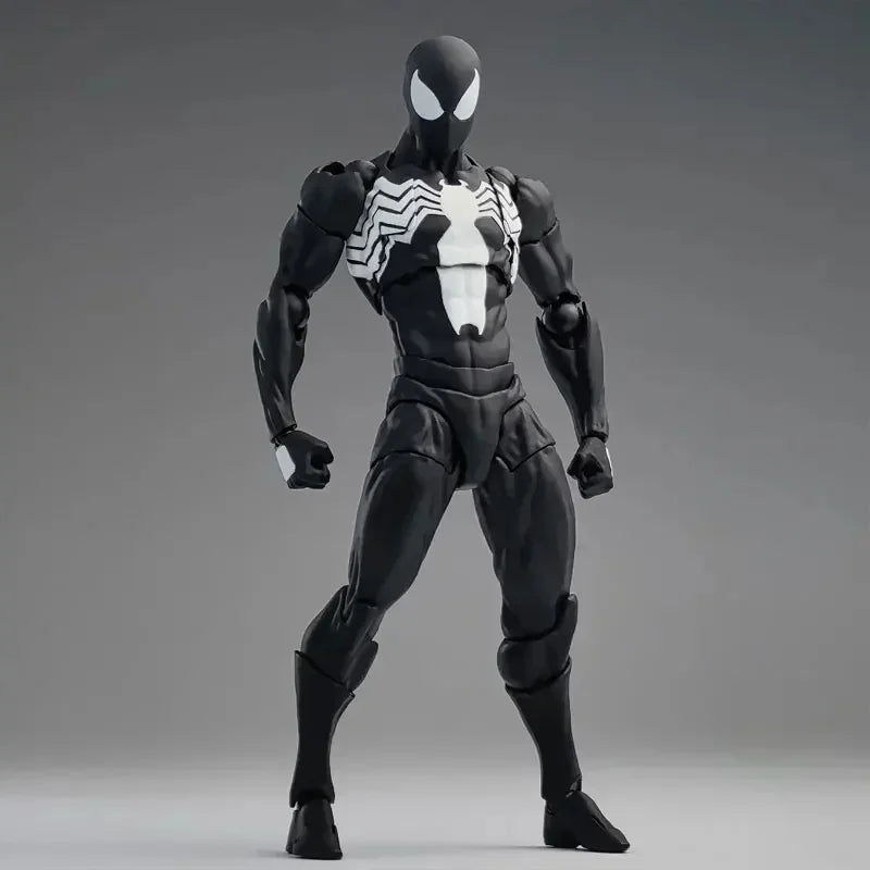 Original Mess Toys Spider Figure – Black Suit & Scarlet Spider Kaine Parker Action Figure