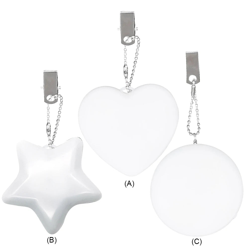 1/2/3PCS Purse Heart LED Light – Motion Activated Handbag Lamp, Heart Shaped Purse Charm for Women