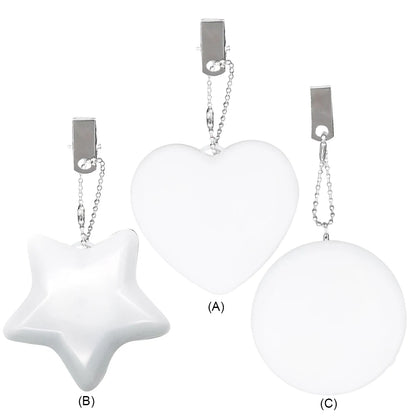 1/2/3PCS Purse Heart LED Light – Motion Activated Handbag Lamp, Heart Shaped Purse Charm for Women
