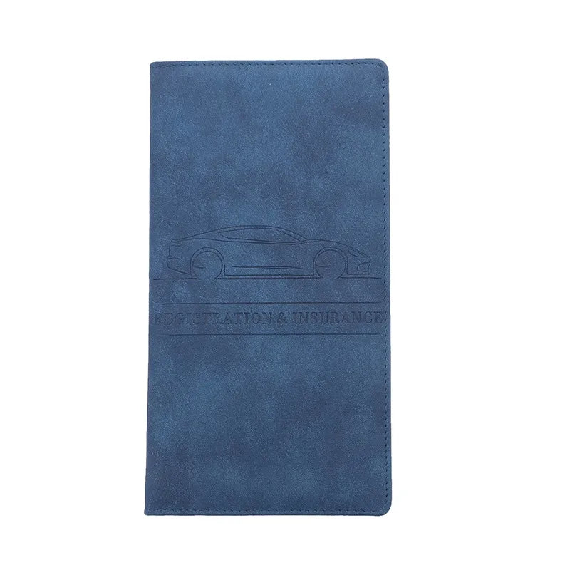 Men's Card Holder, Car Registration Vehicle License Insurance Card Holder Wallet