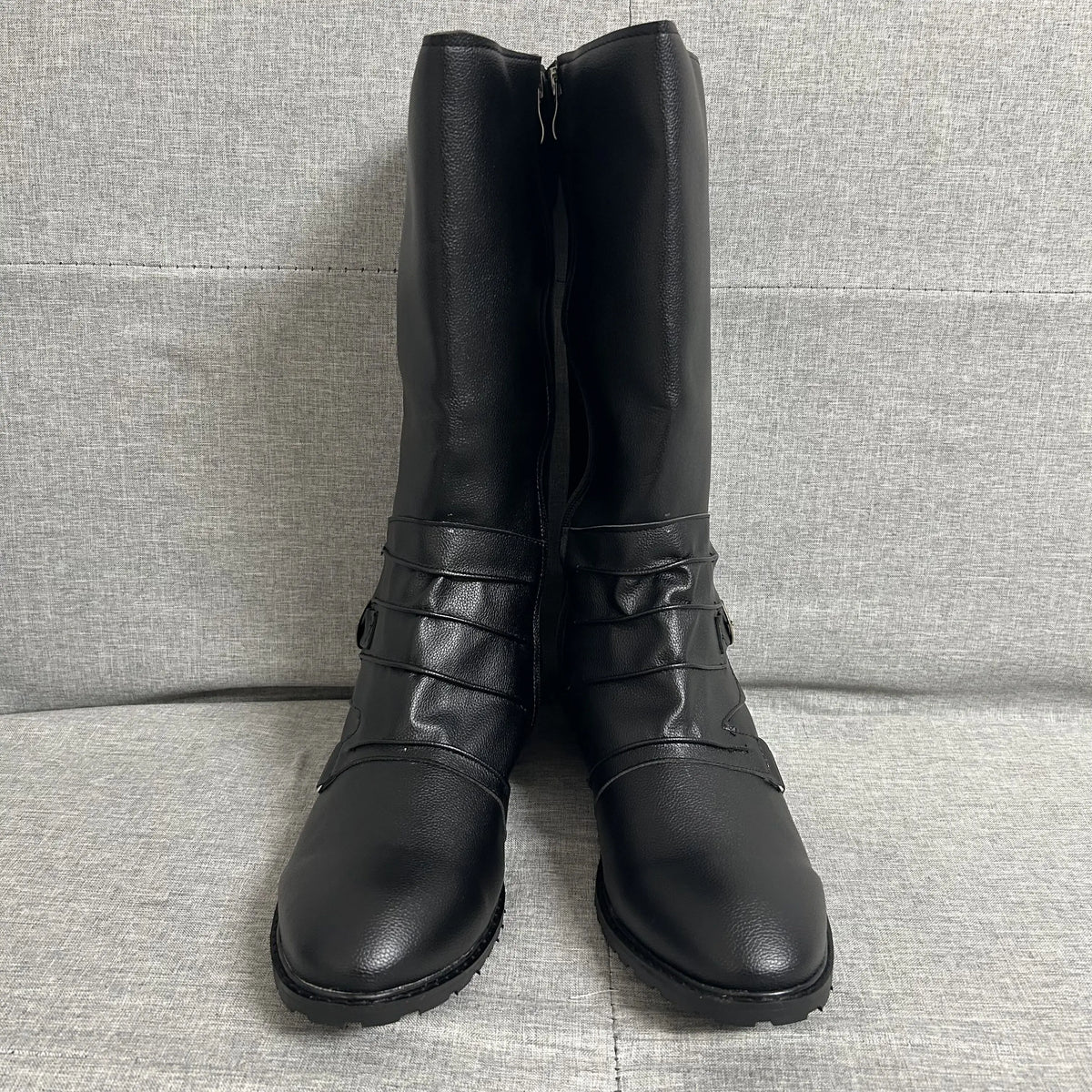 Men’s Medieval PU Leather Ankle Boots - Retro Victorian Renaissance Cosplay Shoes