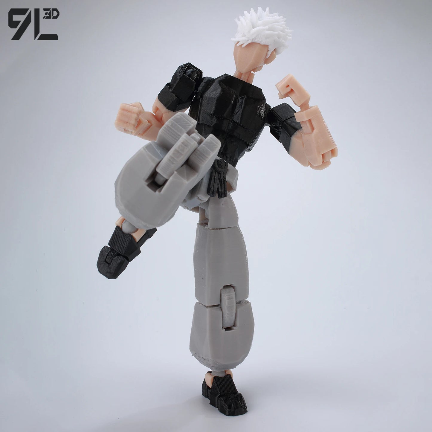 9L3D Printed Anime Action Figures — Jujutsu Kaisen Sukuna, Yuji, Yuta, Satoru Gojo Movable Mannequin Toys
