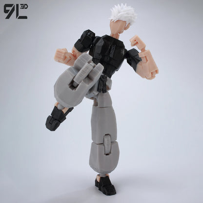 9L3D Printed Anime Action Figures — Jujutsu Kaisen Sukuna, Yuji, Yuta, Satoru Gojo Movable Mannequin Toys