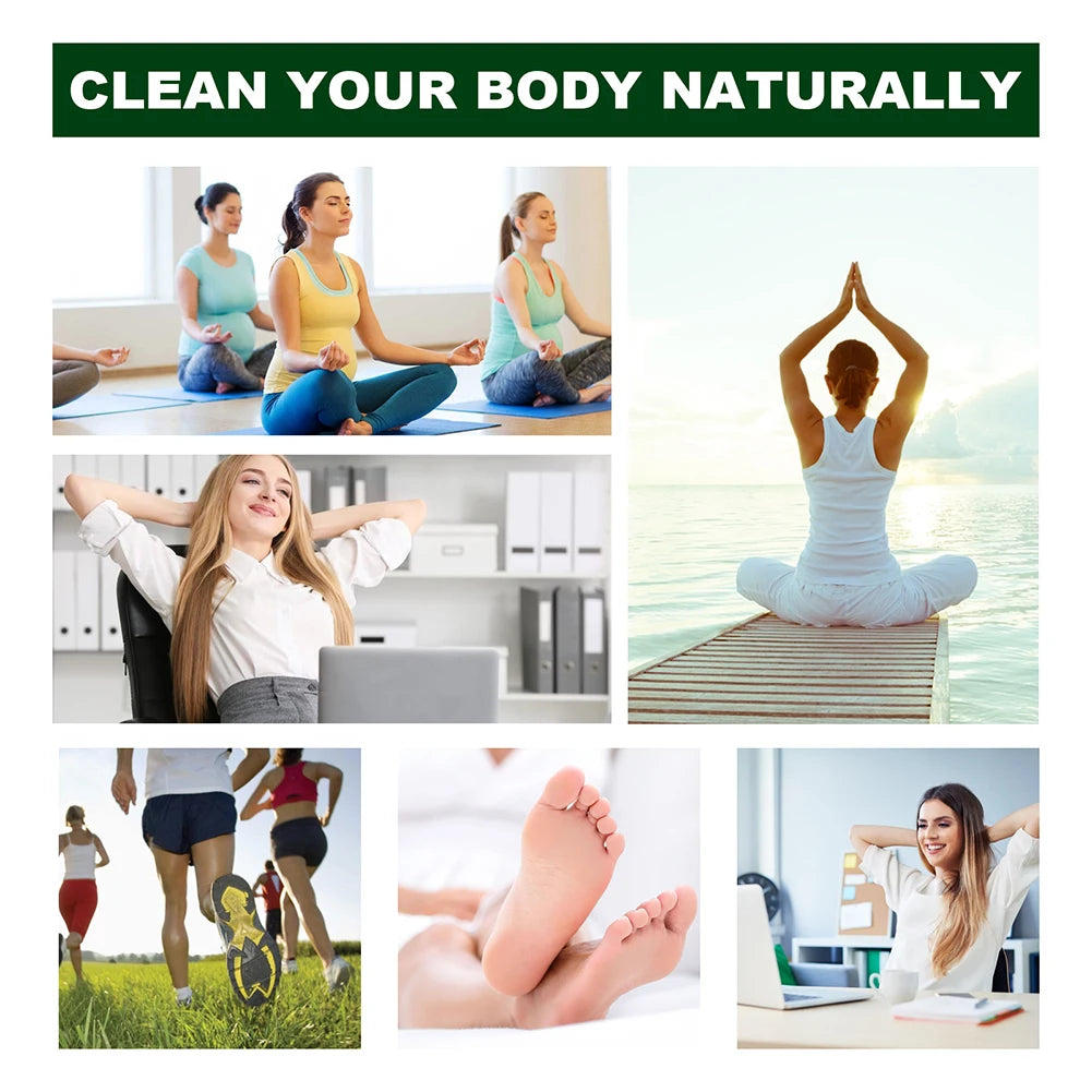 10PCS Herbal Detox Foot Patches – Deep Sleep & Stress Relief | Natural Foot Care Stickers for Body Detox & Relaxation
