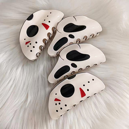 Muweordy Halloween Hair Clip | Funny Large Mask, Crab & Shark Hairpin for Women & Girls