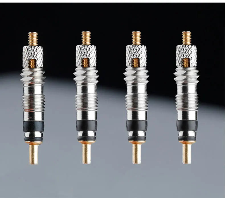 Deemount 2-in-1 Presta Valve Caps & Core Tool — CNC Alloy Lightweight Bicycle Valve Nipple (10/4/2PCS)