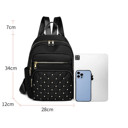 Luxury Designer Women's Oxford Rucksack - High-Quality, Small Schoolbag for Youth and Students, Leisure Outdoor Backpack, Travel Shoulder Bag