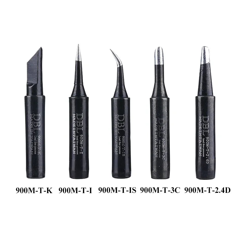 5PCS Lead-Free Soldering Iron Tips - 900M Series Replacement Tips for Welding & Solder Stations