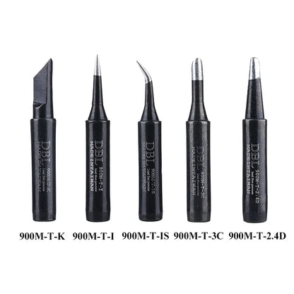5PCS Lead-Free Soldering Iron Tips - 900M Series Replacement Tips for Welding & Solder Stations