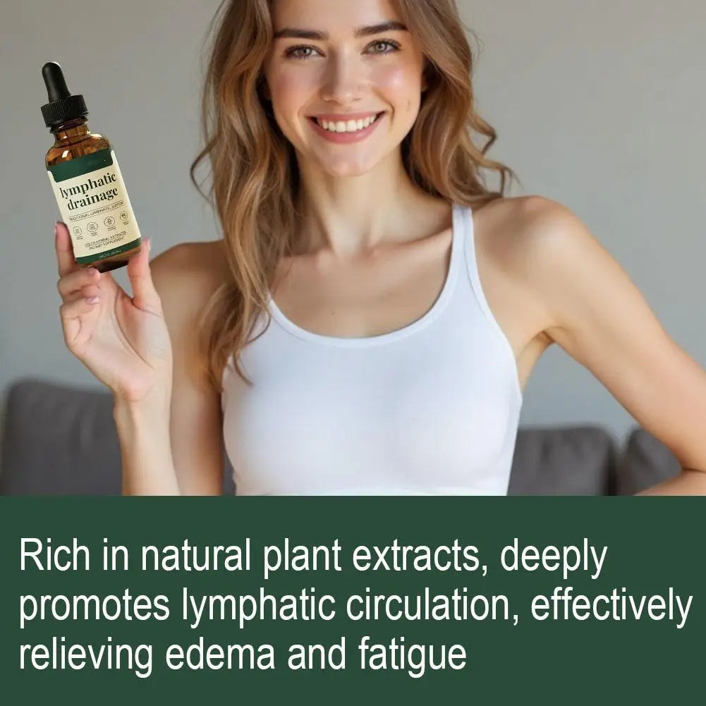 Lymphatic Support Drops - Natural Herbal Liquid Supplement, 59ml, 1/2/3 Pack