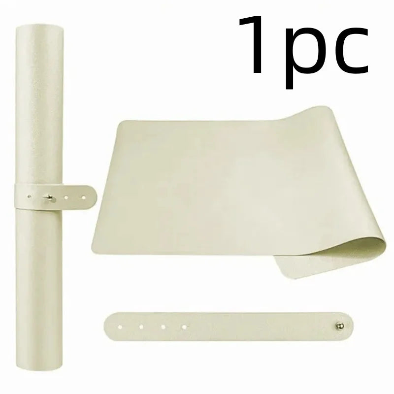 Nail Art Table Mat - Soft Foldable PU Leather Manicure Hand Rest Pad