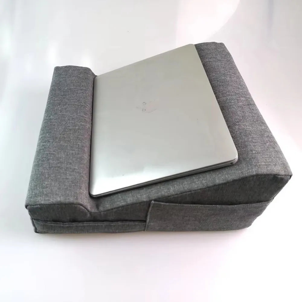 Portable Tablet Hand Rest Stand - Soft Pillow Reading Cushion for Bed & Sofa