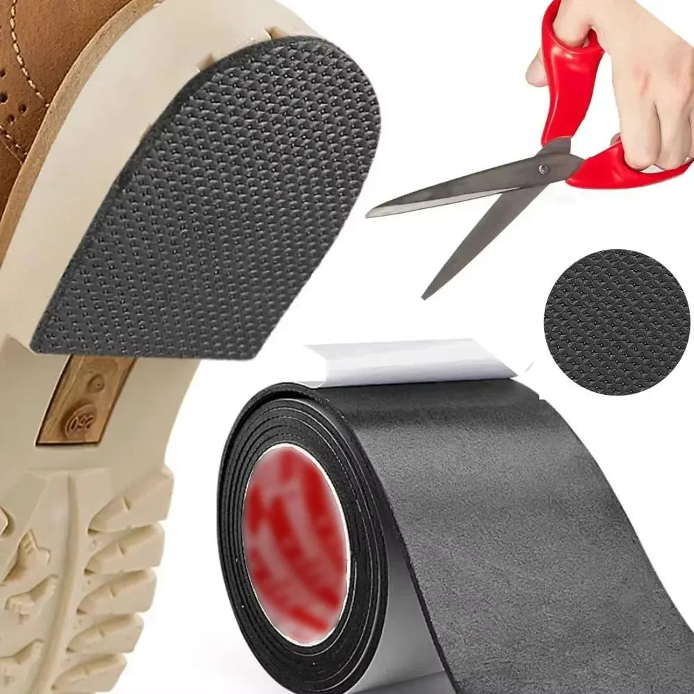 Thick Non-Slip Shoe Sole Sticker Roll – Wear-Resistant Mute Cushion Repair Pads for Insoles & Outsoles, Durable Shoe Protection Accessories