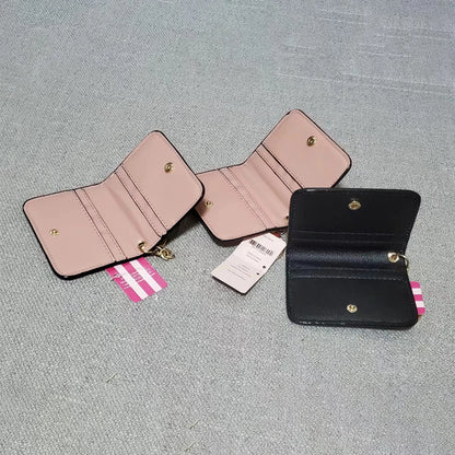 Women’s Pink Card Bag - Fashion Brand Card Holder, Coin Purse, Clutch and Luxury Designer Gift for 2025