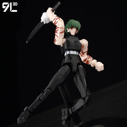 9L3D Printed Anime Action Figures — Jujutsu Kaisen Sukuna, Yuji, Yuta, Satoru Gojo Movable Mannequin Toys