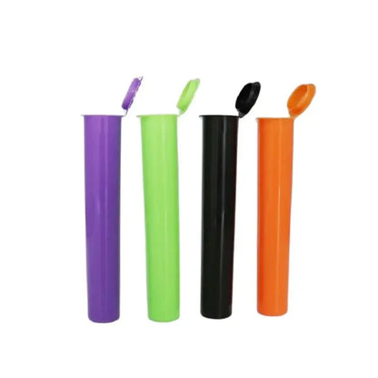 CRUSHER 10PCS King Size Cigarette Paper Tubes – Plastic Pill & Tablet Storage Container