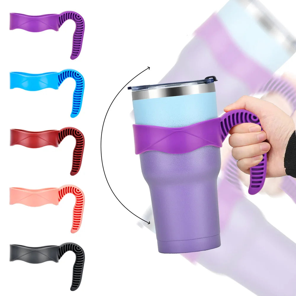20/30oz Tumbler Handle – Portable Thermos & Coffee Cup Holder for Travel Drinkware and Insulated Bottle Accessories