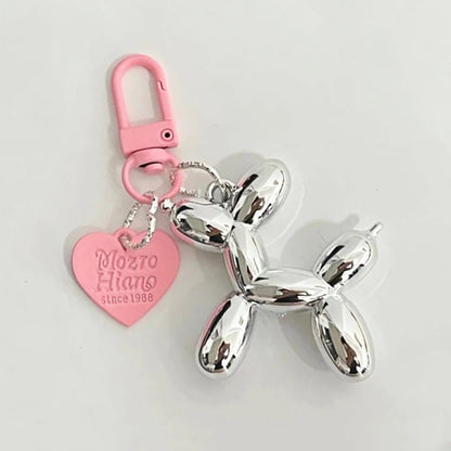 Y2K Balloon Dog Keychain – Cute Ins-Style Bag Pendant & Phone Charm for Girls