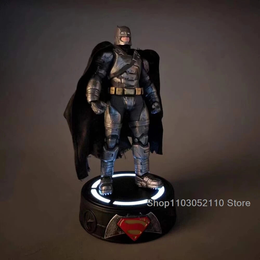 LED Justice League Superheroes Figures – Batman, Wonder Woman, Superman 20cm Collectible Model Toy, Birthday Gift